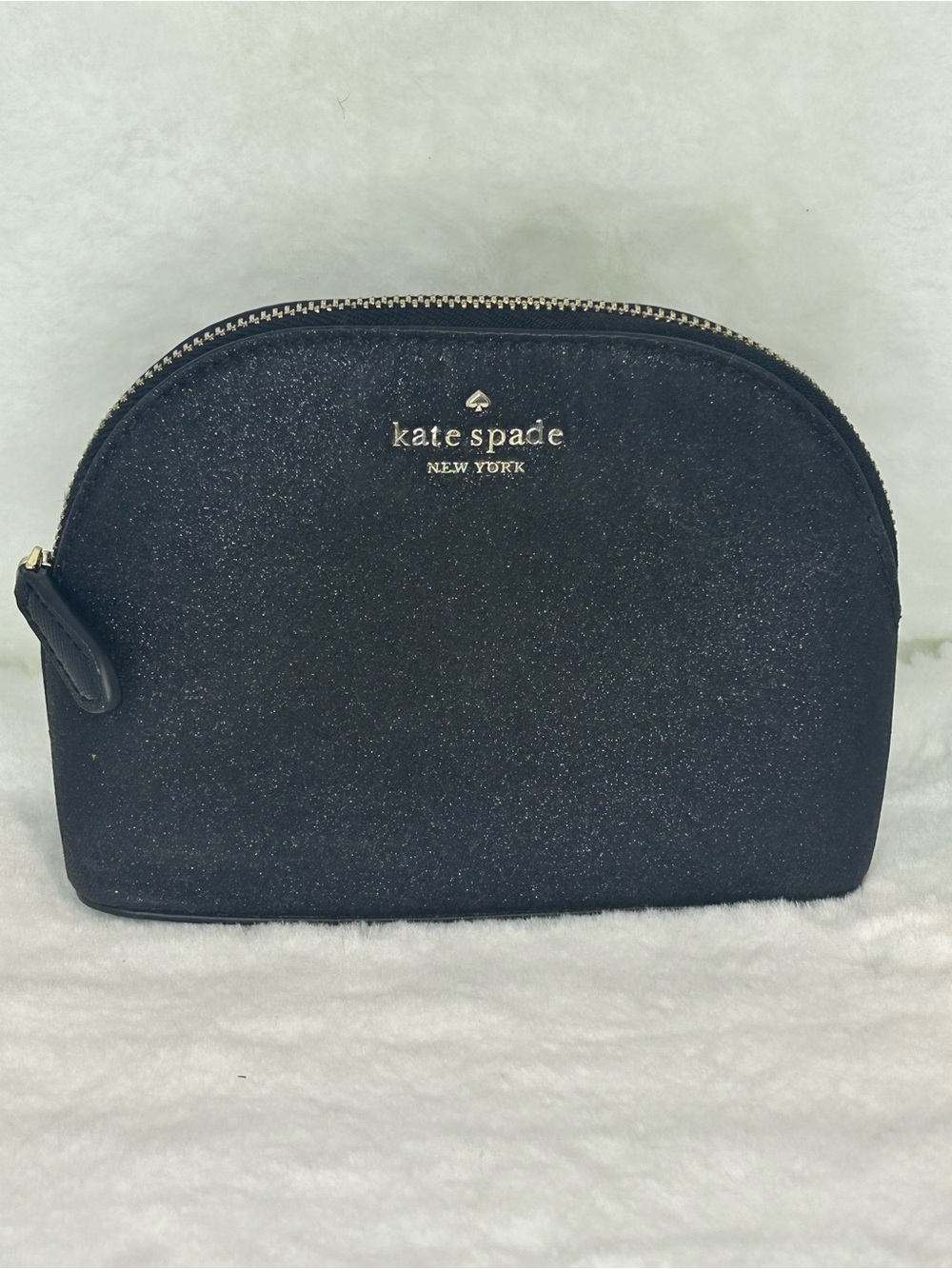 KATE SPADE SHIMMER COSMETIC POUCH